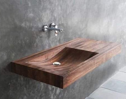 Lavabo gỗ