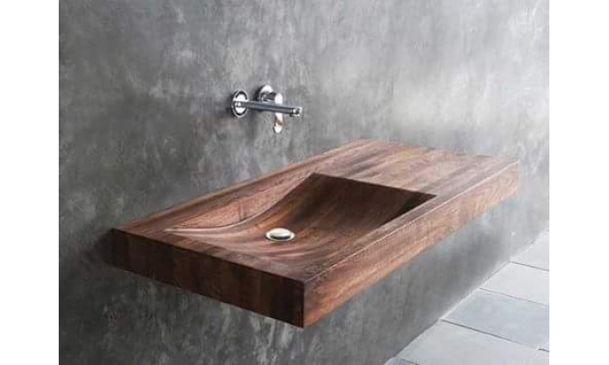 Lavabo gỗ