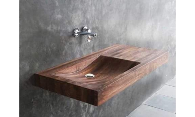 Lavabo gỗ