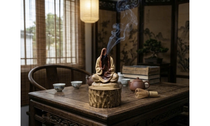 Tượng Vô Diện xông trầm